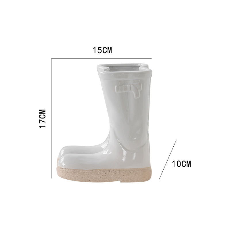 Maceta de cerámica Boots