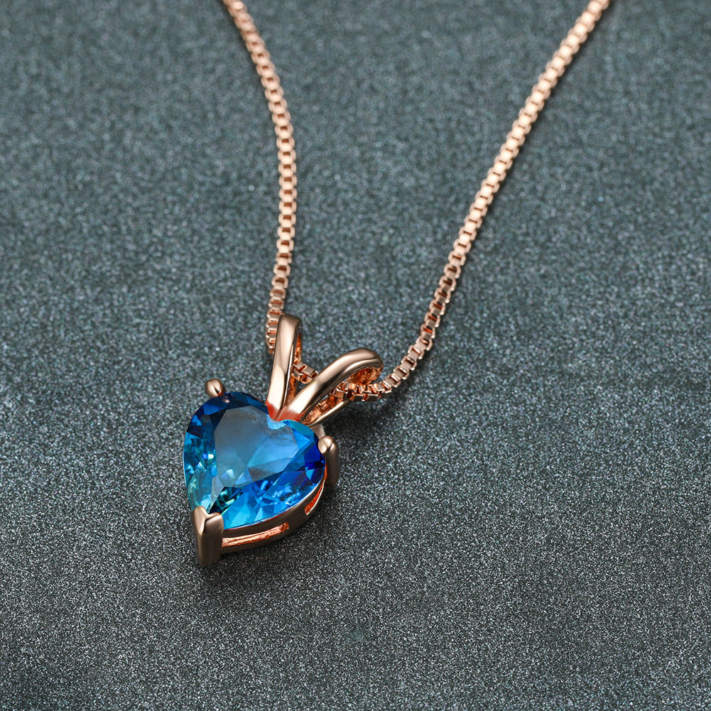 Collar de turmalina Love hecho a mano