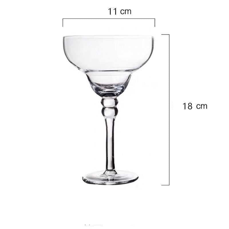 Hand-painted Margarita Crystal Glass
