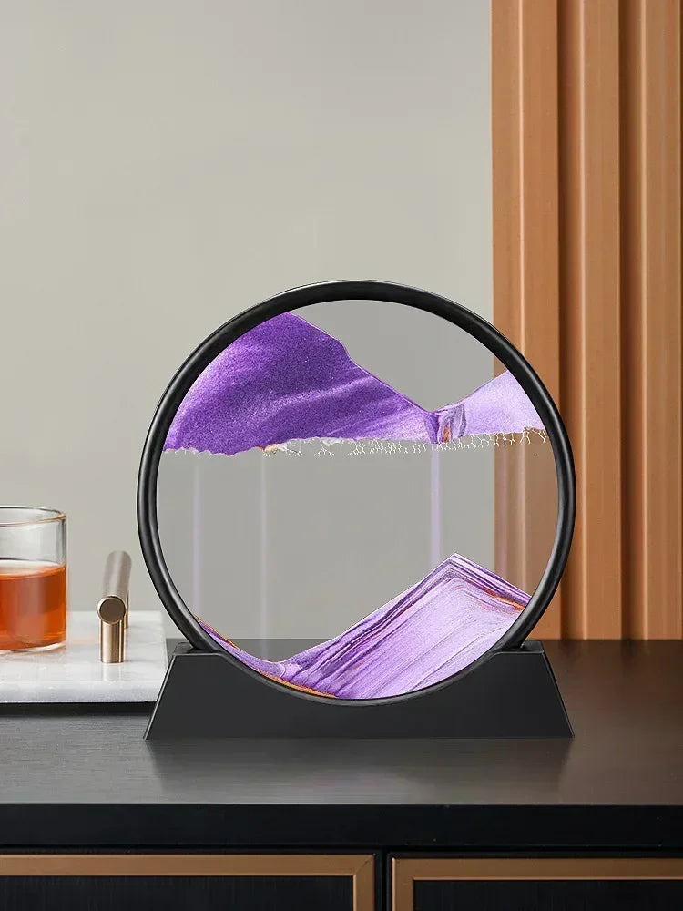 Round Sand Art Hourglass