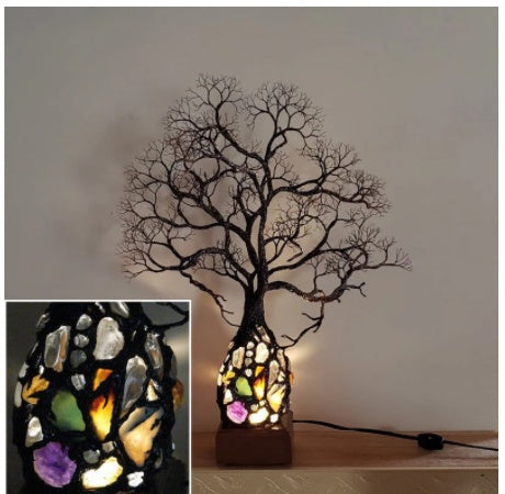 Ancient Tree Accent Gem Lamp