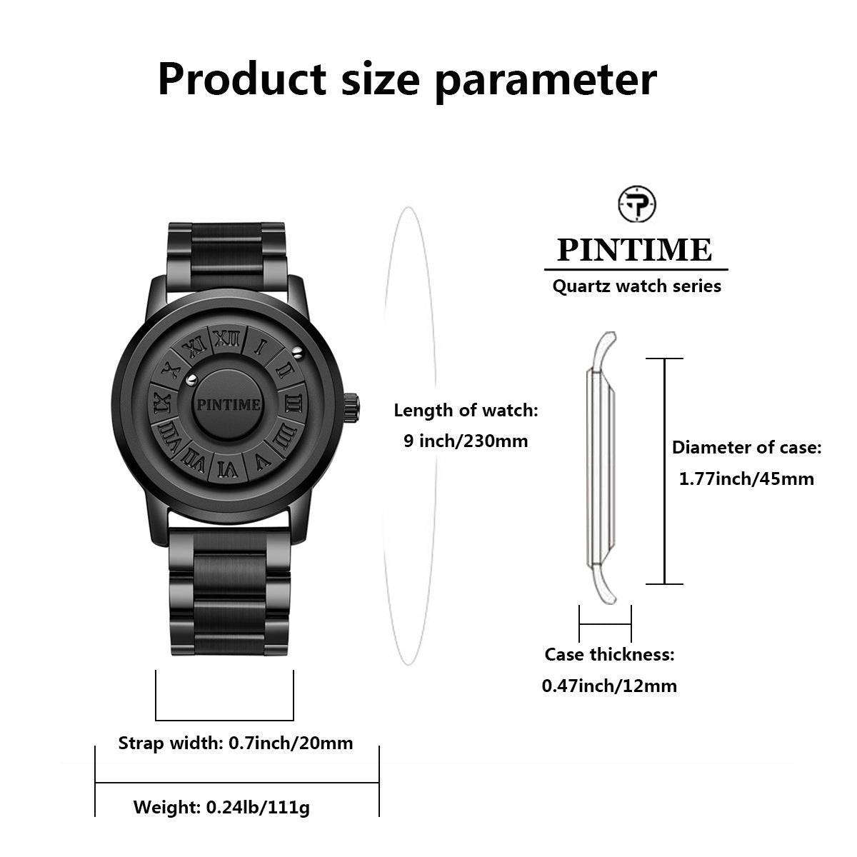 PINTIME Concept Waterproof Watch