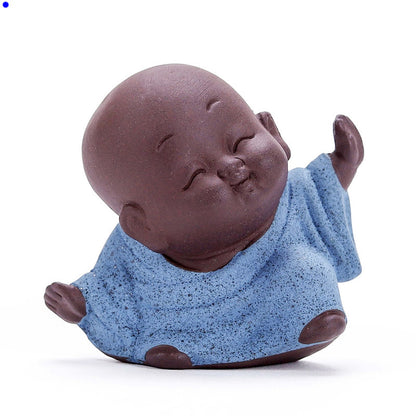 Little Ceramic Zen Monk