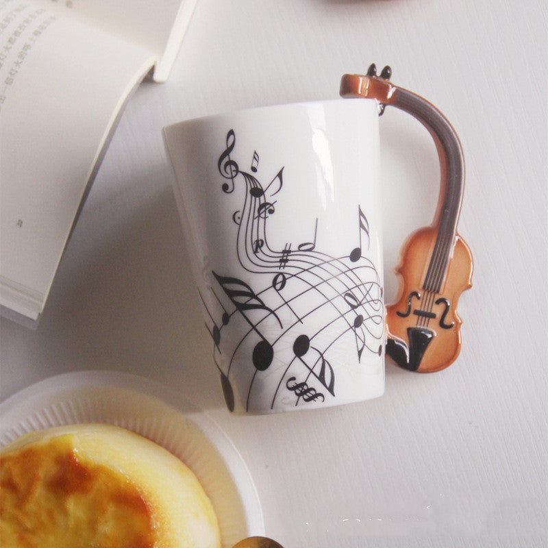 Music Instruments Ceramic Mug 🎸🎷🎻