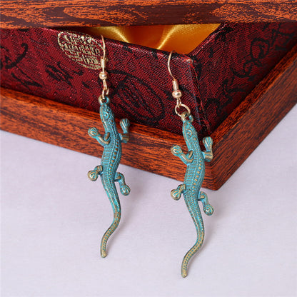 Vintage Alloy Hanging Earrings