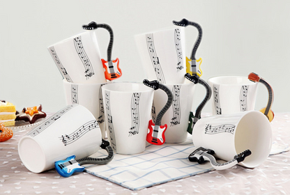 Music Instruments Ceramic Mug 🎸🎷🎻