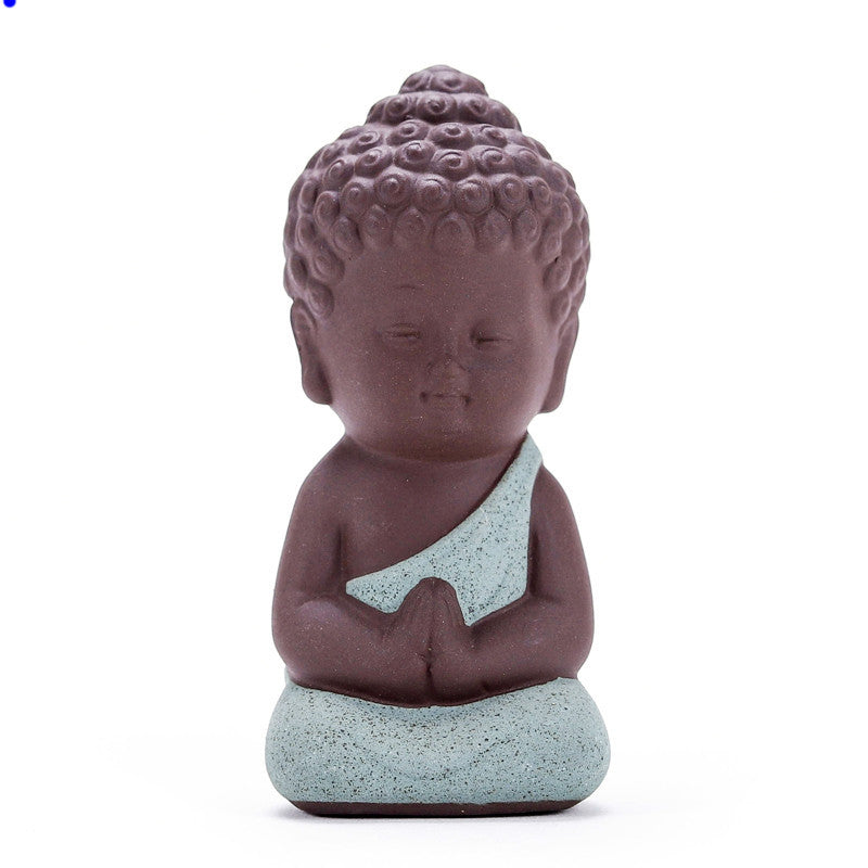 Little Ceramic Zen Monk