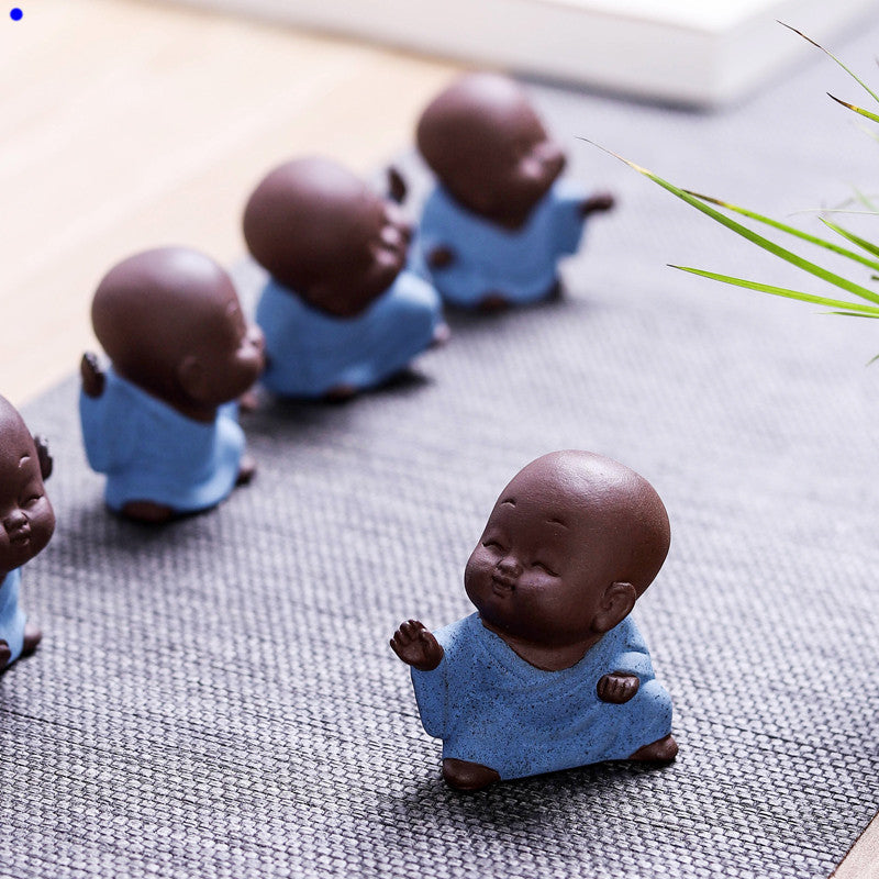 Little Ceramic Zen Monk