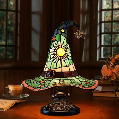 Witch Hat Glass Lamp