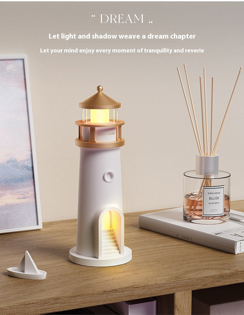 Human Body Induction Moonlight Lighthouse Table Lamp 🌕