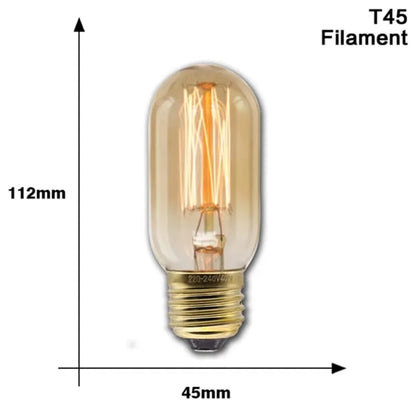 Edison Retro Lamp Incandescent light Bulb E27 220V/110V 40W 💡