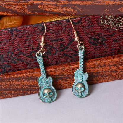 Vintage Alloy Hanging Earrings