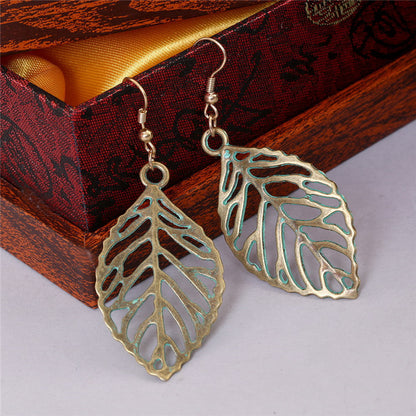 Vintage Alloy Hanging Earrings