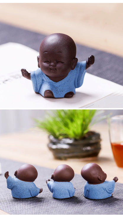 Little Ceramic Zen Monk
