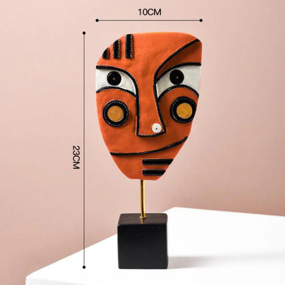 Abstract Face Art Sculptures