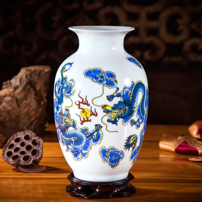 Handcrafted Chinese Style Ceramic Vases