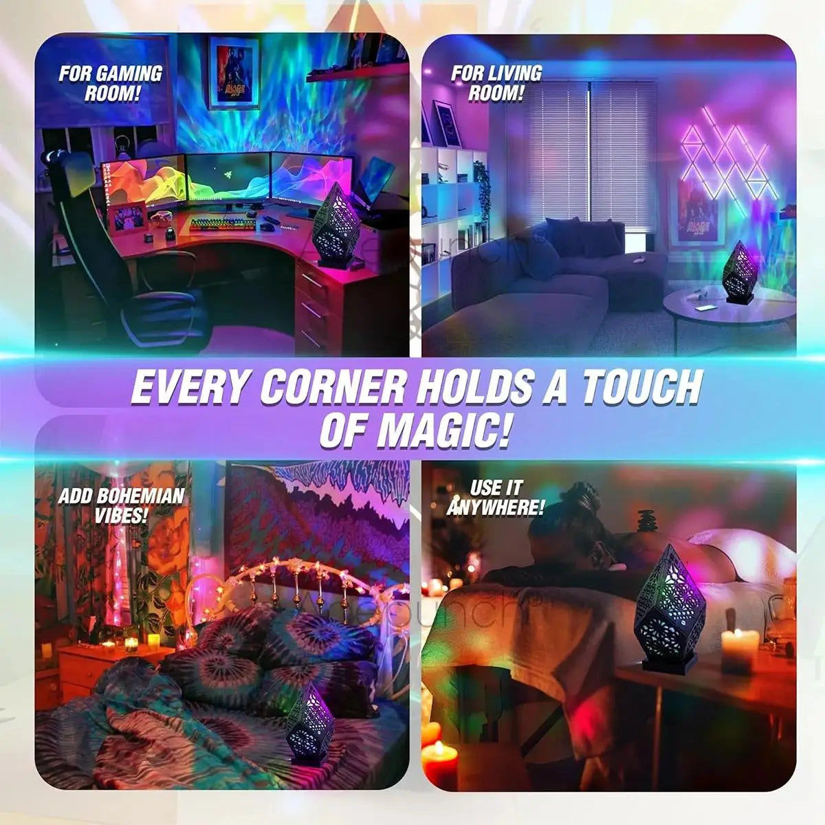 Bohemian Floor Projection Lamp