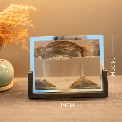 Tempered Glass Quicksand Hourglass