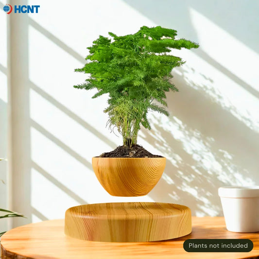 Red Magnetic Levitation / Rotation Pot