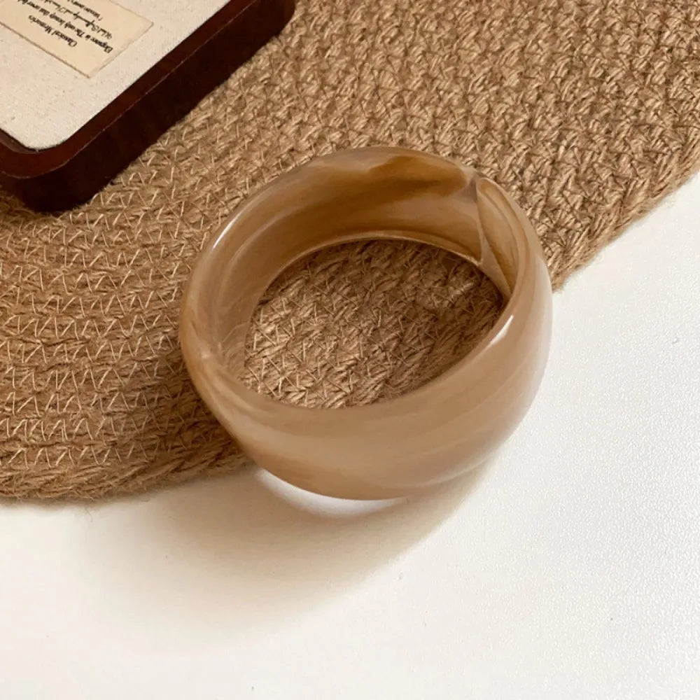 Bohemian Exaggerated Acrylic Bangles