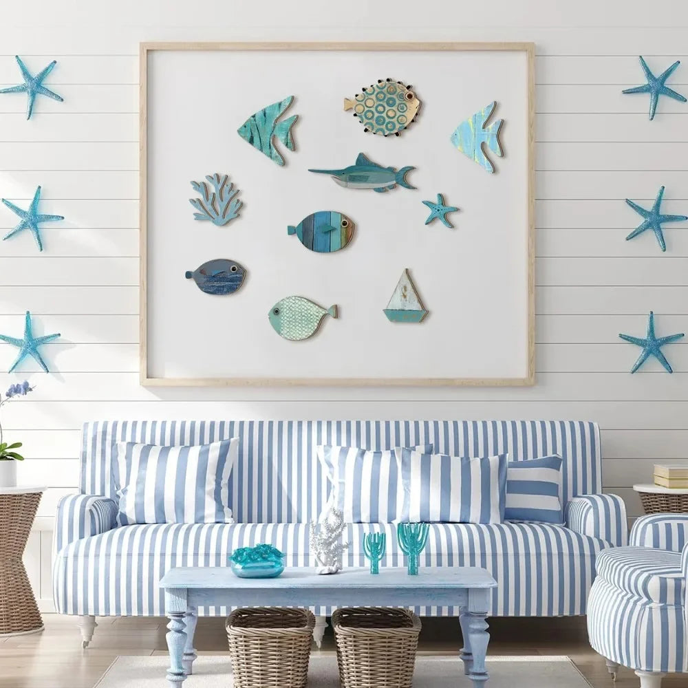 Handmade Ocean Wall Art Set