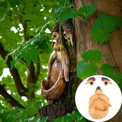 Tree Face Bird Feeder