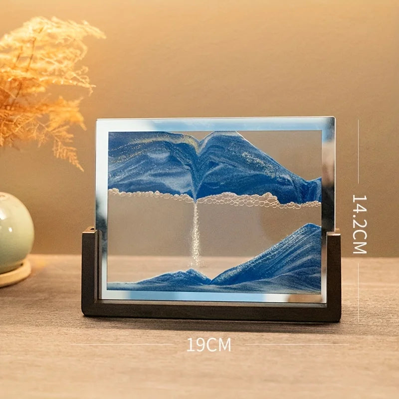 Tempered Glass Quicksand Hourglass