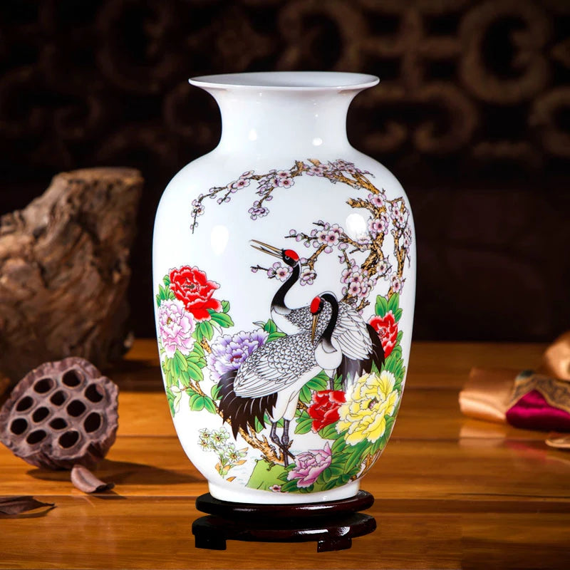 Handcrafted Chinese Style Ceramic Vases