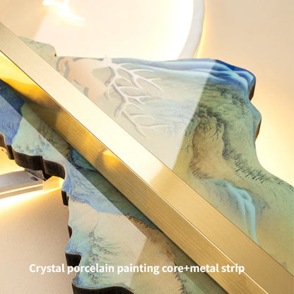 Luxury Serene Landscape LED Wall Fixture