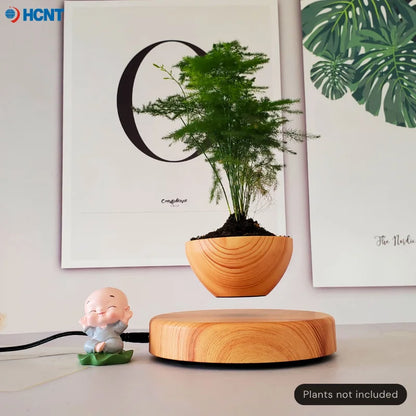 Red Magnetic Levitation / Rotation Pot