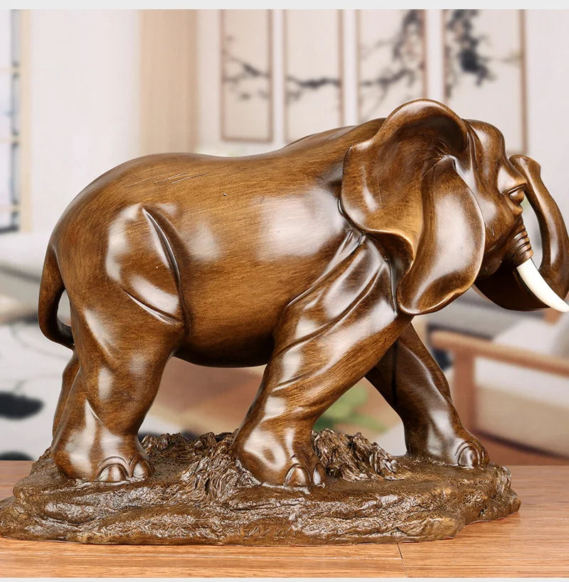 Elephant Resin Statue 🐘