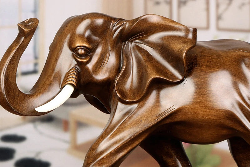 Elephant Resin Statue 🐘