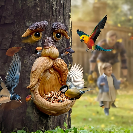 Tree Face Bird Feeder