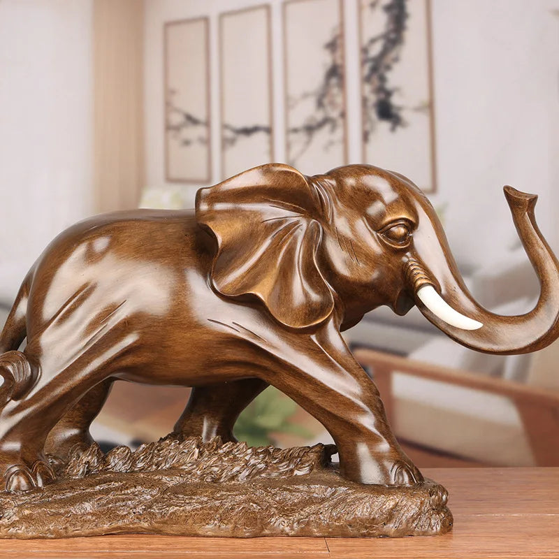 Elephant Resin Statue 🐘