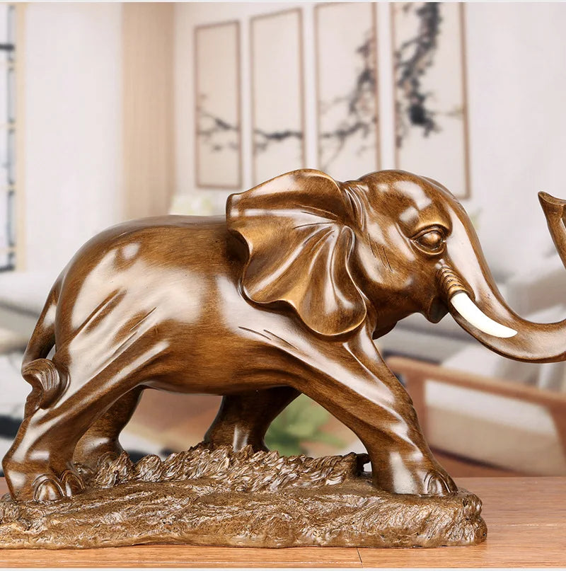 Elephant Resin Statue 🐘