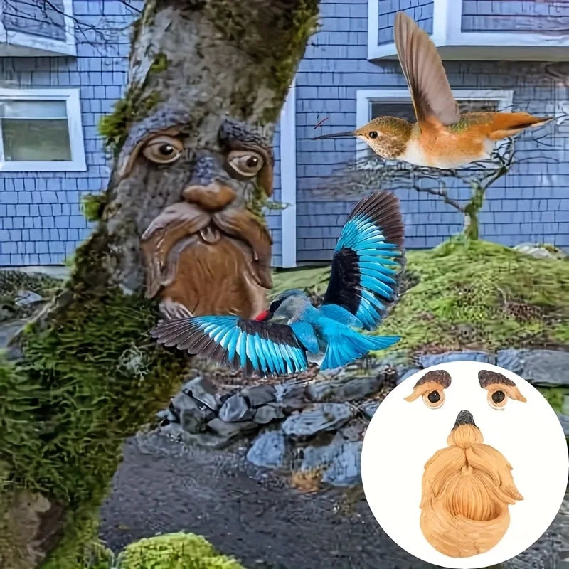 Tree Face Bird Feeder