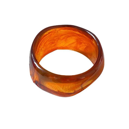 Bohemian Exaggerated Acrylic Bangles