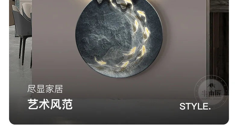 Luxury Serene Landscape LED Wall Fixture