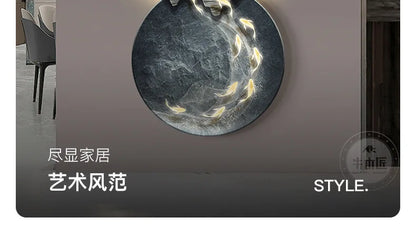 Luxury Serene Landscape LED Wall Fixture