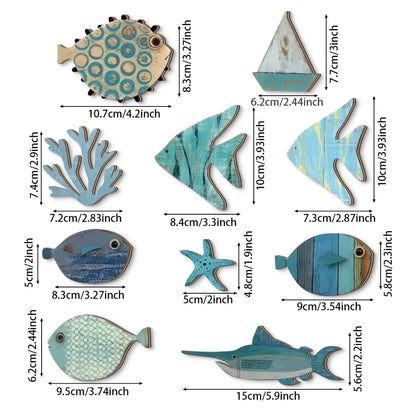 Handmade Ocean Wall Art Set