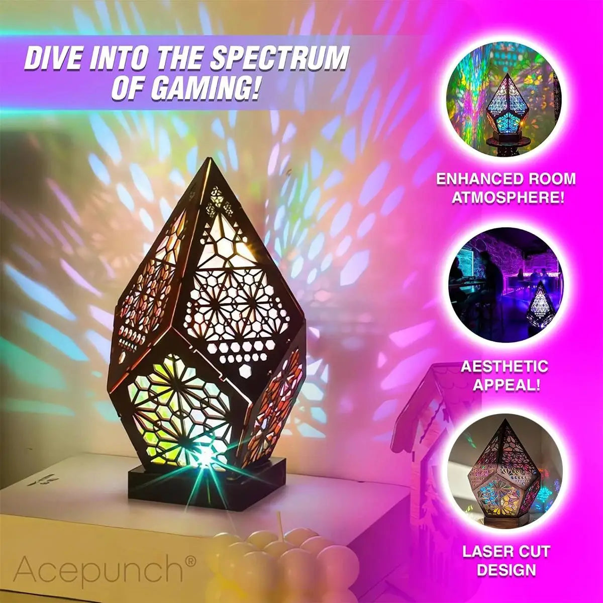 Bohemian Floor Projection Lamp