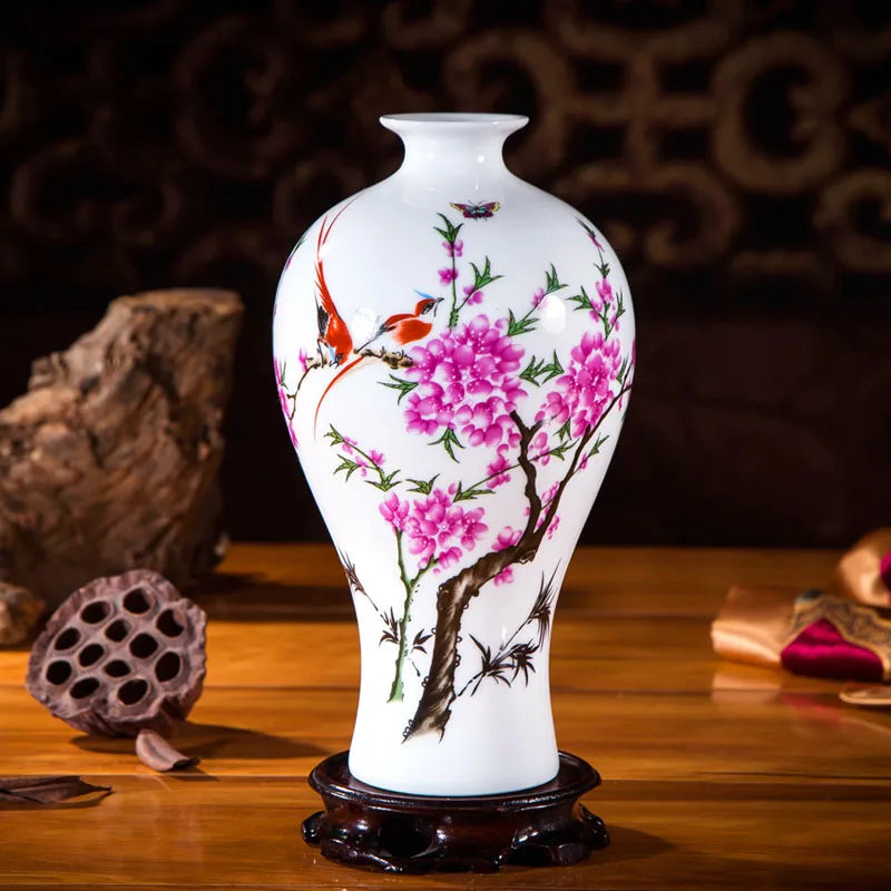 Handcrafted Chinese Style Ceramic Vases