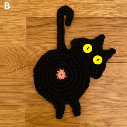 Cat Butt Cloth Coaster 😹