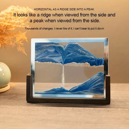 Tempered Glass Quicksand Hourglass