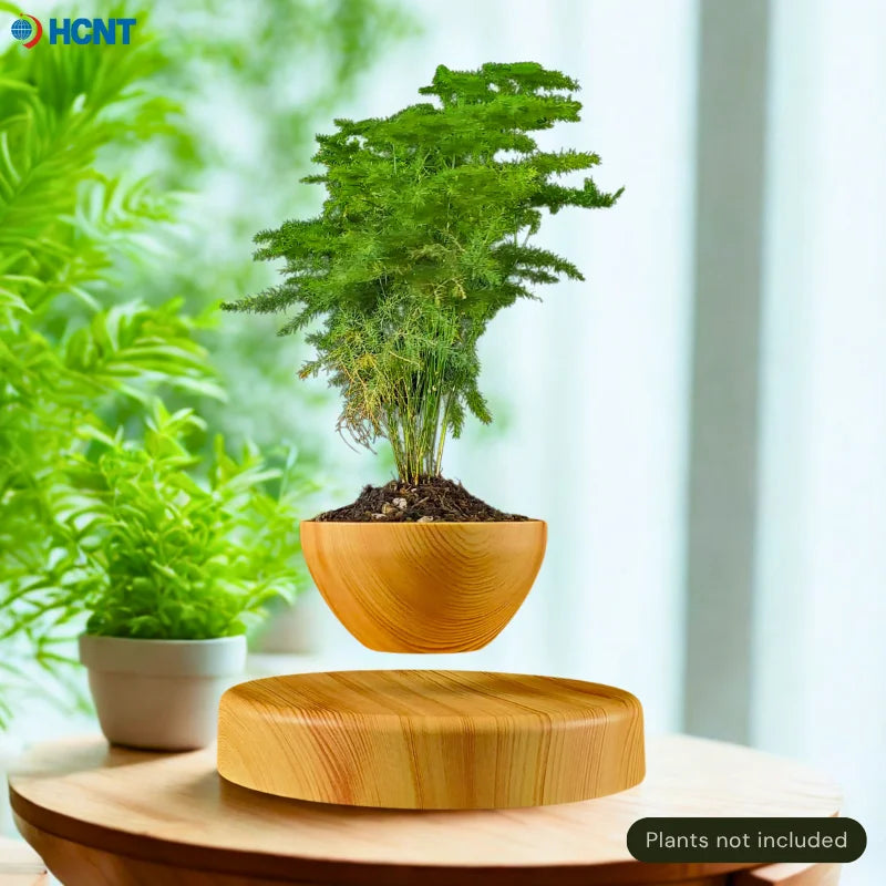 Red Magnetic Levitation / Rotation Pot