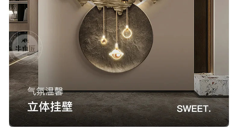 Luxury Serene Landscape LED Wall Fixture