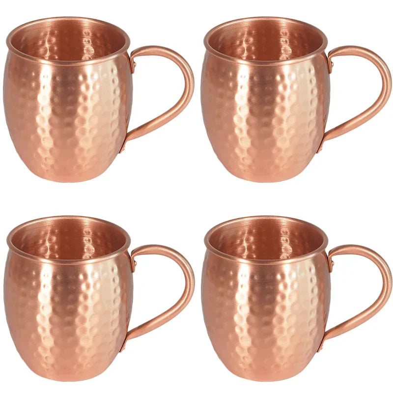 100% Pure Solid Copper Cups