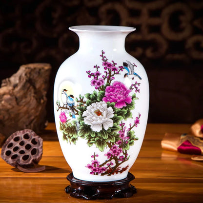 Handcrafted Chinese Style Ceramic Vases