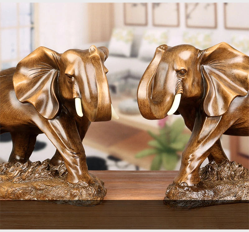 Elephant Resin Statue 🐘