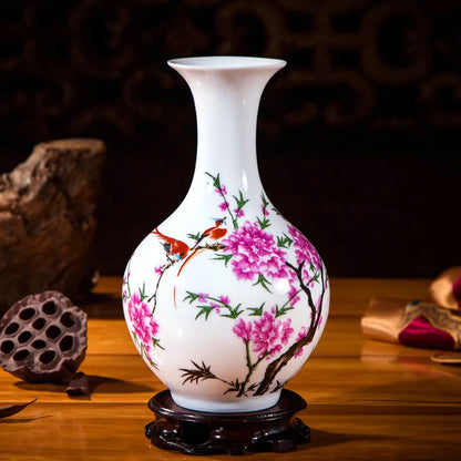 Handcrafted Chinese Style Ceramic Vases